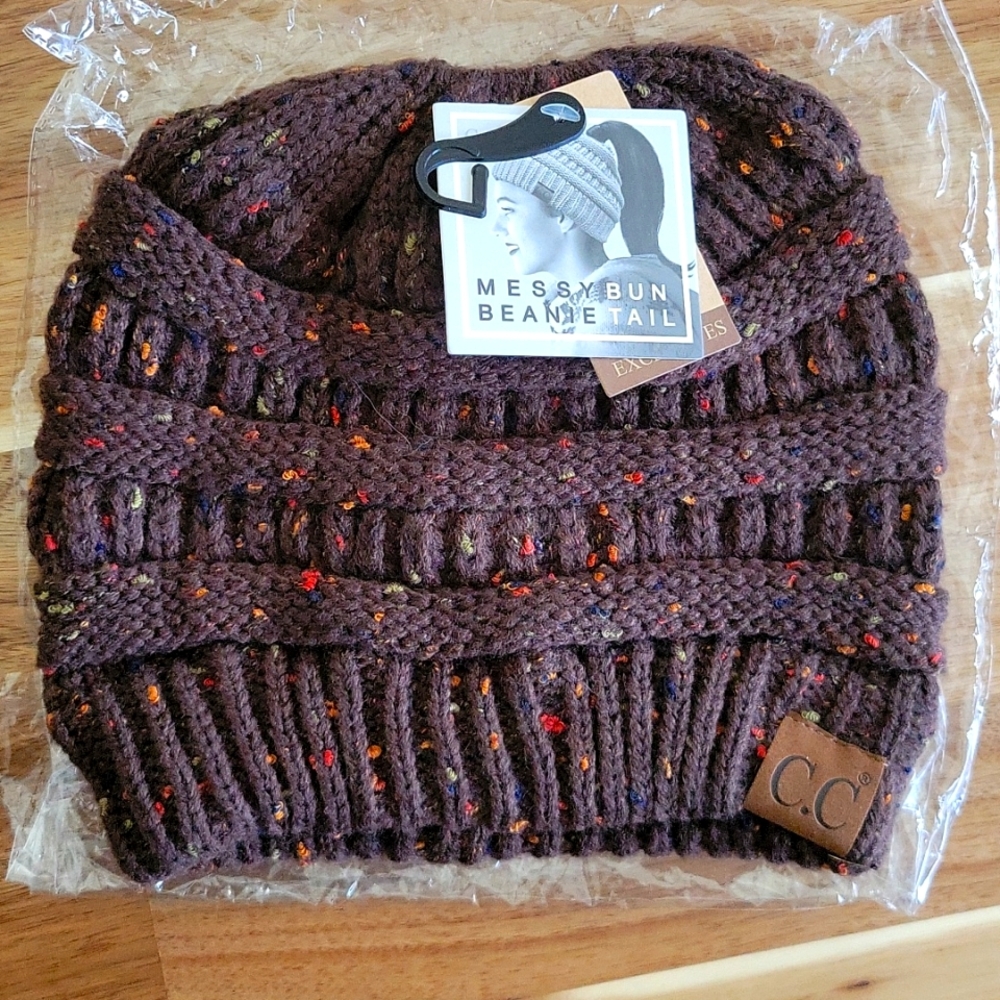 C.C Messy Bun Beanie